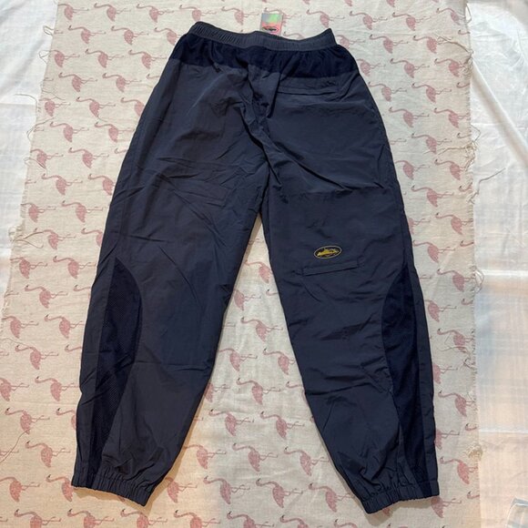 Corteiz Dark Blue Track Pants With Cuffs - Picture 5 of 7